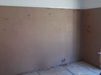 Replastered wall